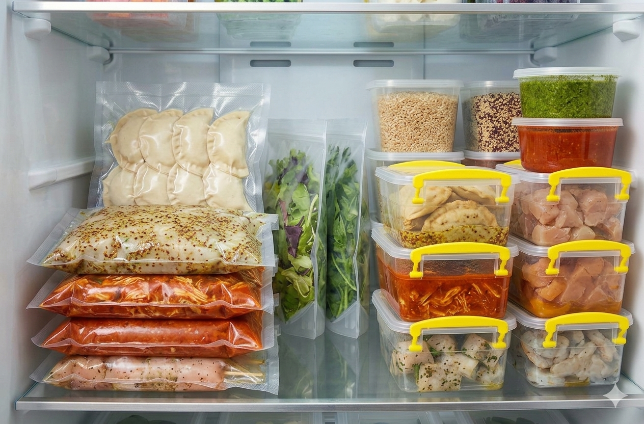 +100 Recetas saludables para congelar: con 30 minutos de tu dia organiza la comida de toda la semana!