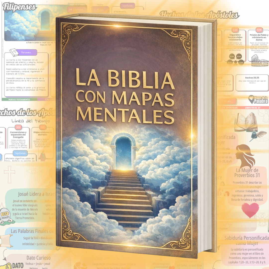 Pack Mapas Mentales de la Biblia