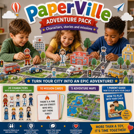 PaperVille ADVENTURE PACK - Characters, stories, and and missions